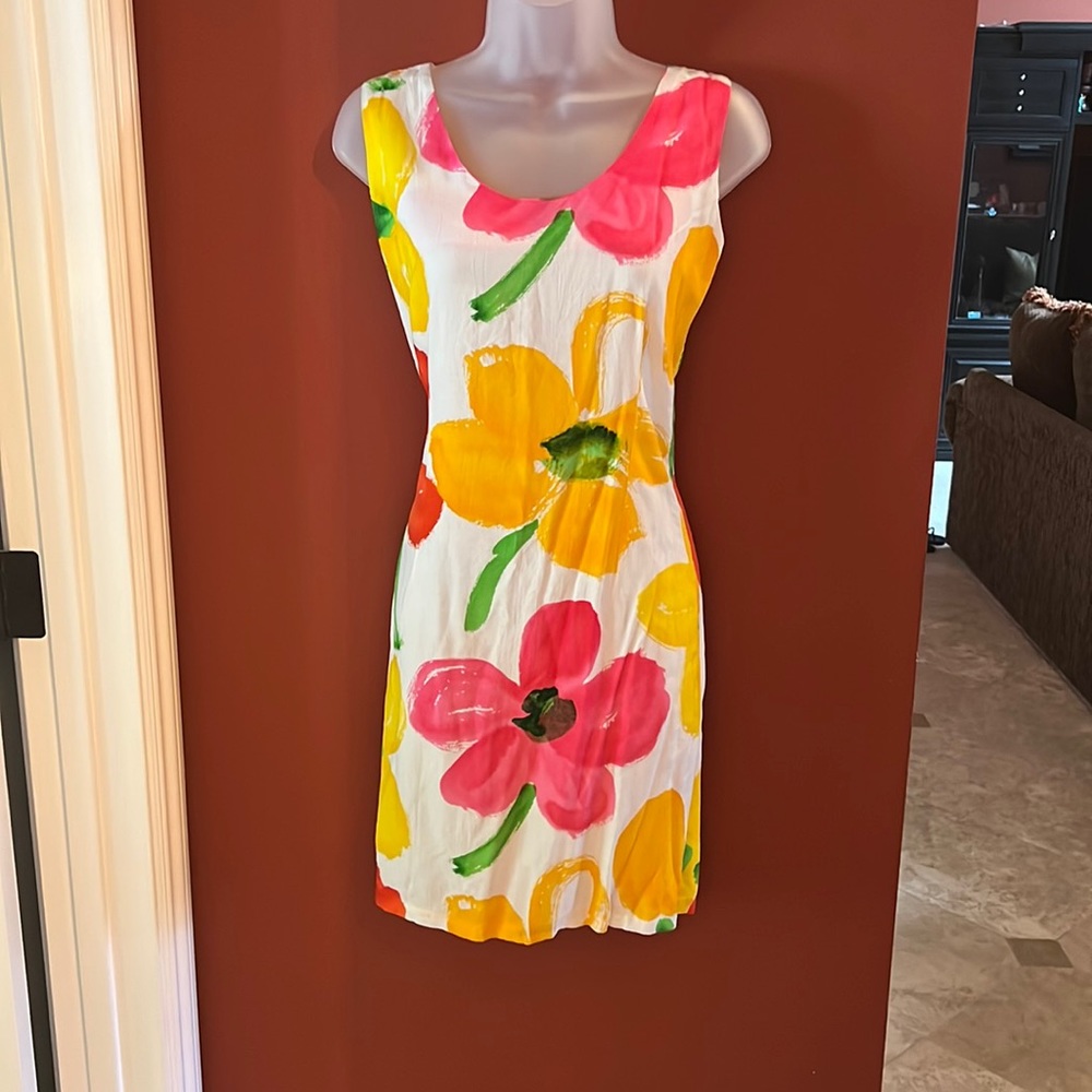 Vintage Floral Mini Dress